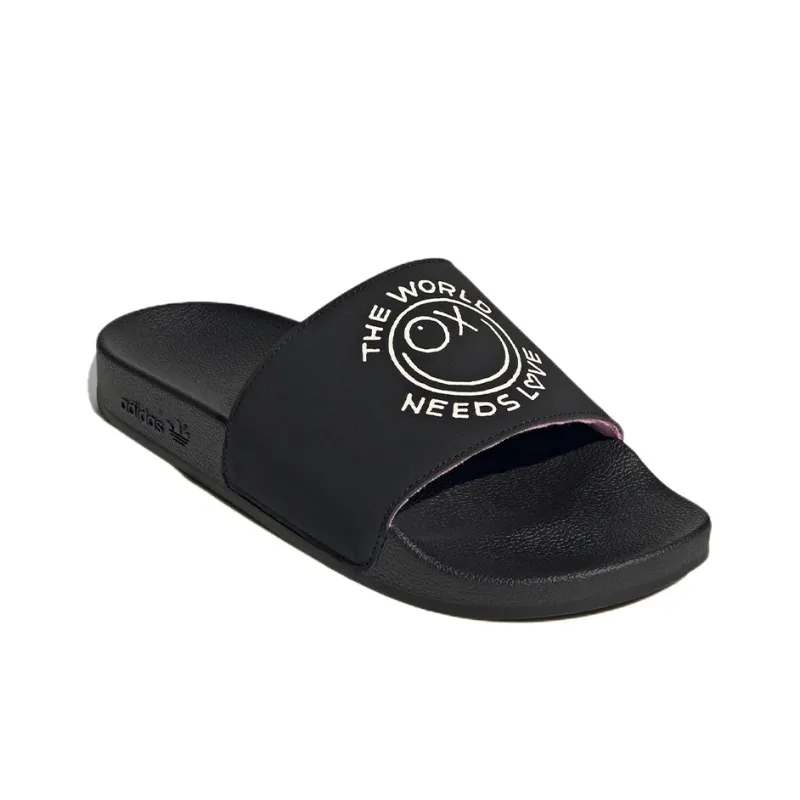Adidas Andre Saraiva X Adilette Slide 'The World Needs Love'-2