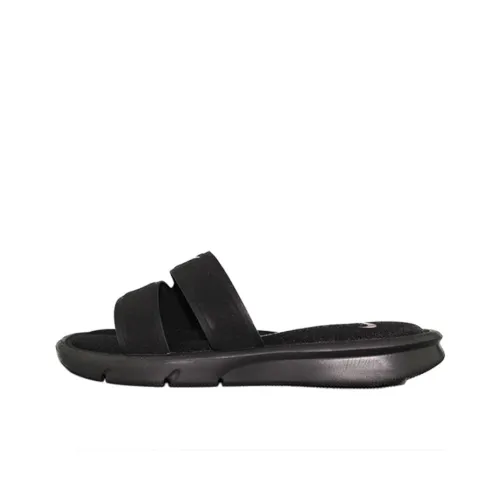 Nike Ultra Comfort Slide Black White-Black Women's