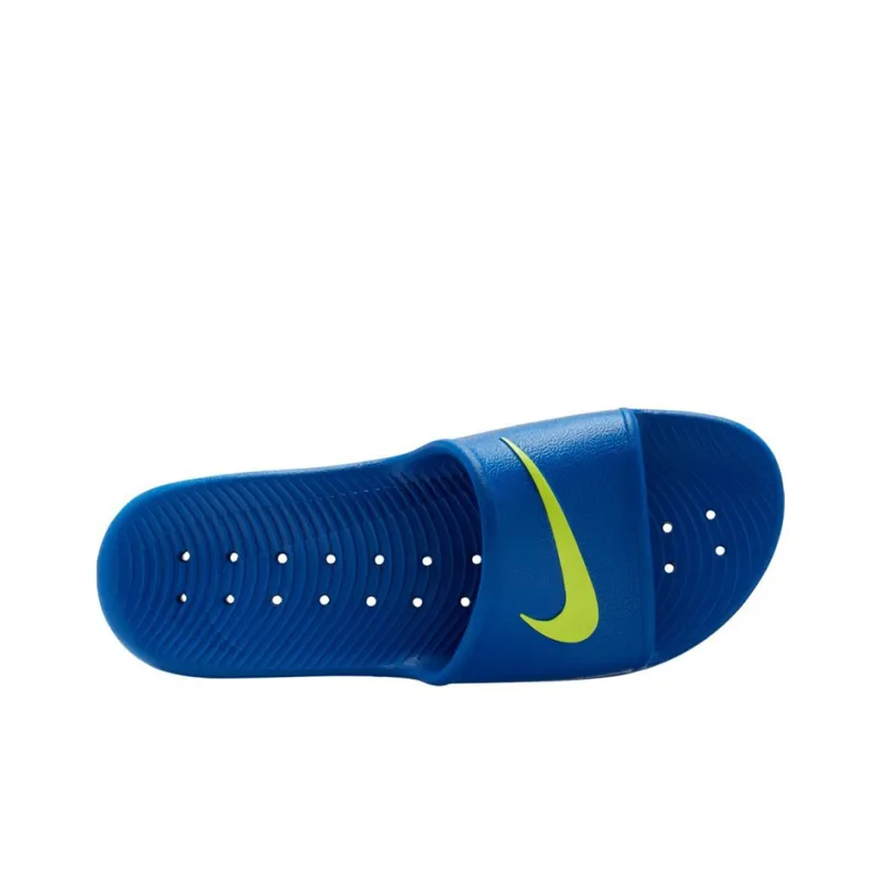 Nike Kawa Slide Blue Yellow-2