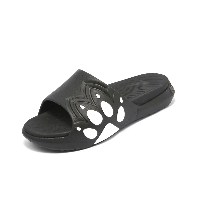 KELME EVA Slip Resistant Abrasion Resistant Quick Drying Sports Slippers Unisex Black-2