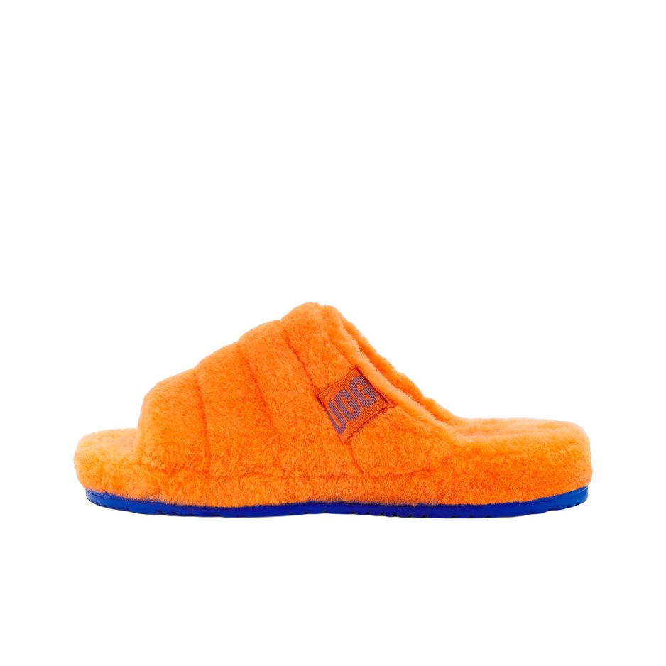 Orange ugg slides best sale