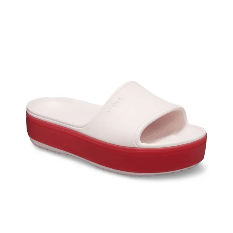 Crocs Crocband Slide Slippers Unisex White/Red-2