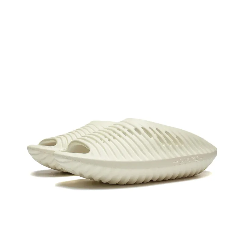 LiNing Xuankong Slay Slide Slippers Unisex Cream White-2