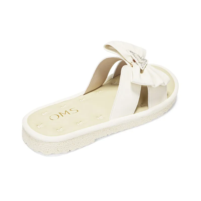 OMS Slide Slippers Women's Beige/Beige Yellow-9
