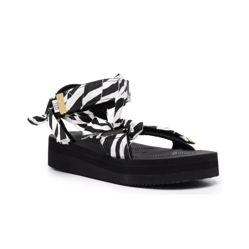 Suicoke Depa Stylish Sandals Women's Black White-1