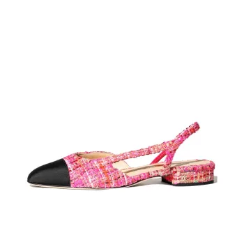 CHANEL Stylish Sandals Women's Pink