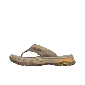 Skechers Relaxed Fit Rubber Sole Slip-Resistant Abrasion-Resistant Slide Slippers Men's