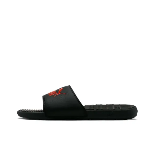 PUMA Cool Cat Slide Slippers Men Black/Red