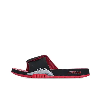 JORDAN Hydro 5 Retro Black Particle Grey University Red