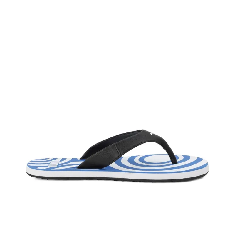 PUMA Rubber Sole Slip-Resistant Slide Slippers Men's Blue White-1