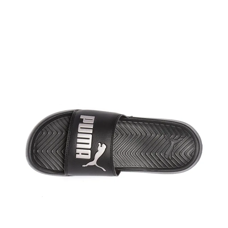 PUMA Popcat Minimalistic Casual Shoe Black Silver Women's-3