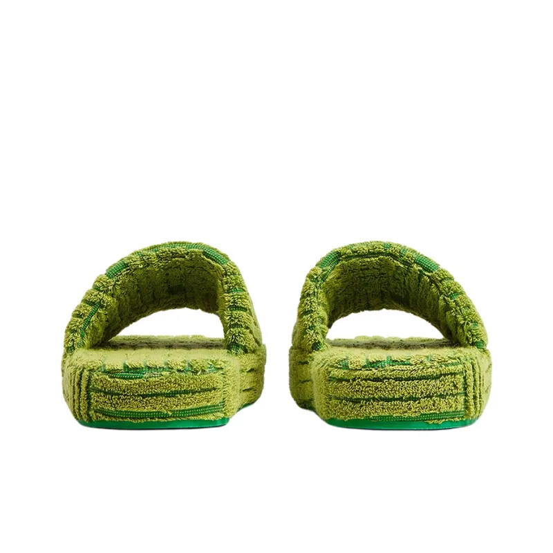 Bottega Veneta Resort Geometric Sandal Parakeet Kiwi-2