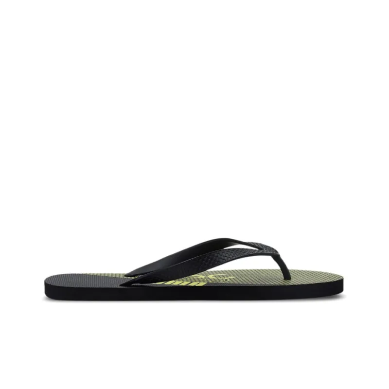 PUMA One8 Virat Kohli Slide Slippers Unisex Black Yellow-1