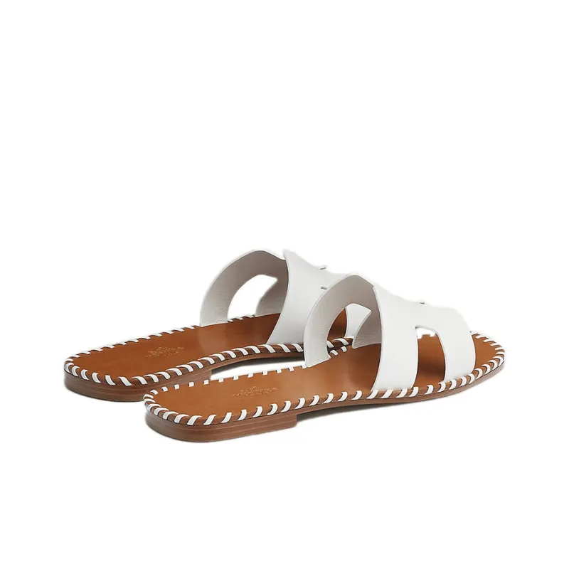 HERMES Oran Quick Dry Slide Slippers Women's White-4