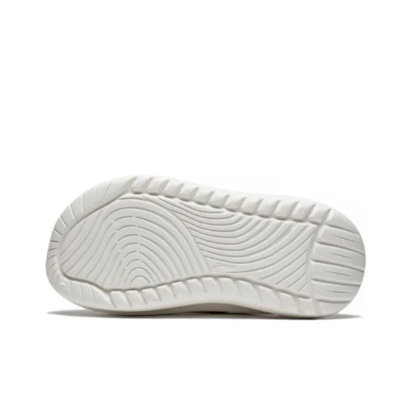 LiNing SOFT SLIPPER Quiet Slide Slippers Unisex Ecru-4