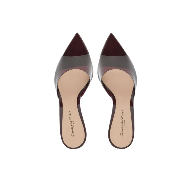 GIANVITO ROSSI Elle Slide Slippers Women's Red-3