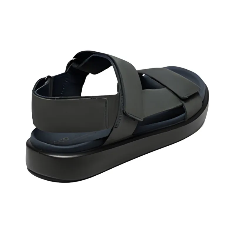 Ecco Beach Sandals Men Ocean Blue-3