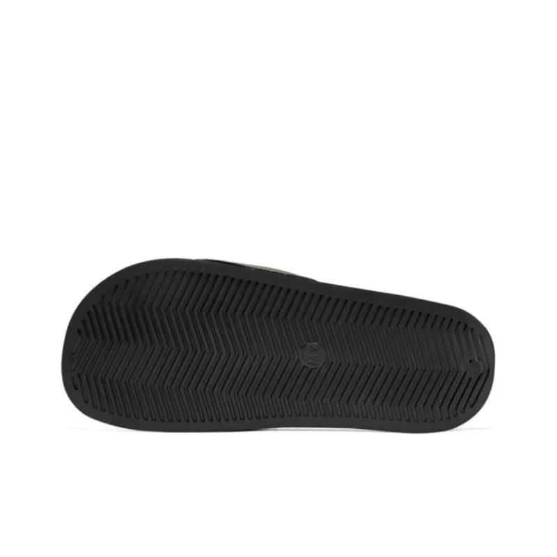 Skechers Side Lines Rubber Sole Slide Slippers Men's Olive Green-5