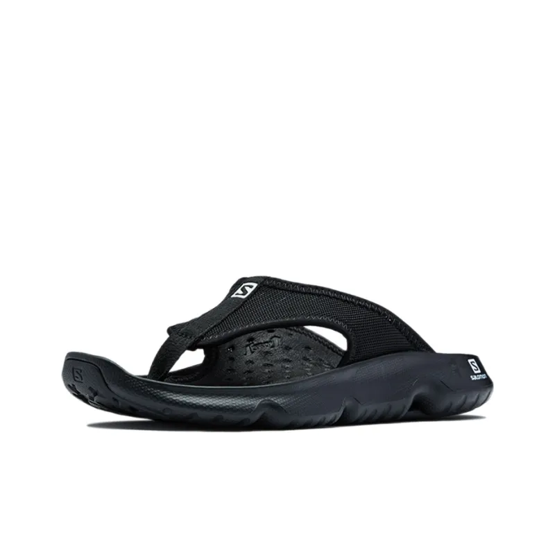 SALOMON Reelax Moc 5.0 Slip Resistant Flip Flops Women's Black-1
