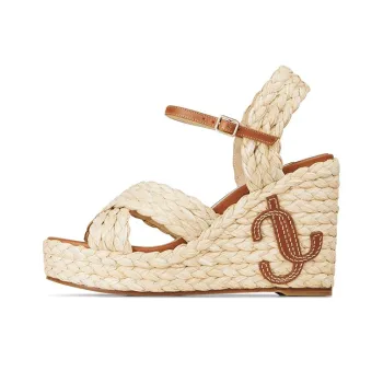 Jimmy Choo Dellena 100mm Wedge Sandals