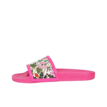 GUCCI Pool Slides Pink Women's