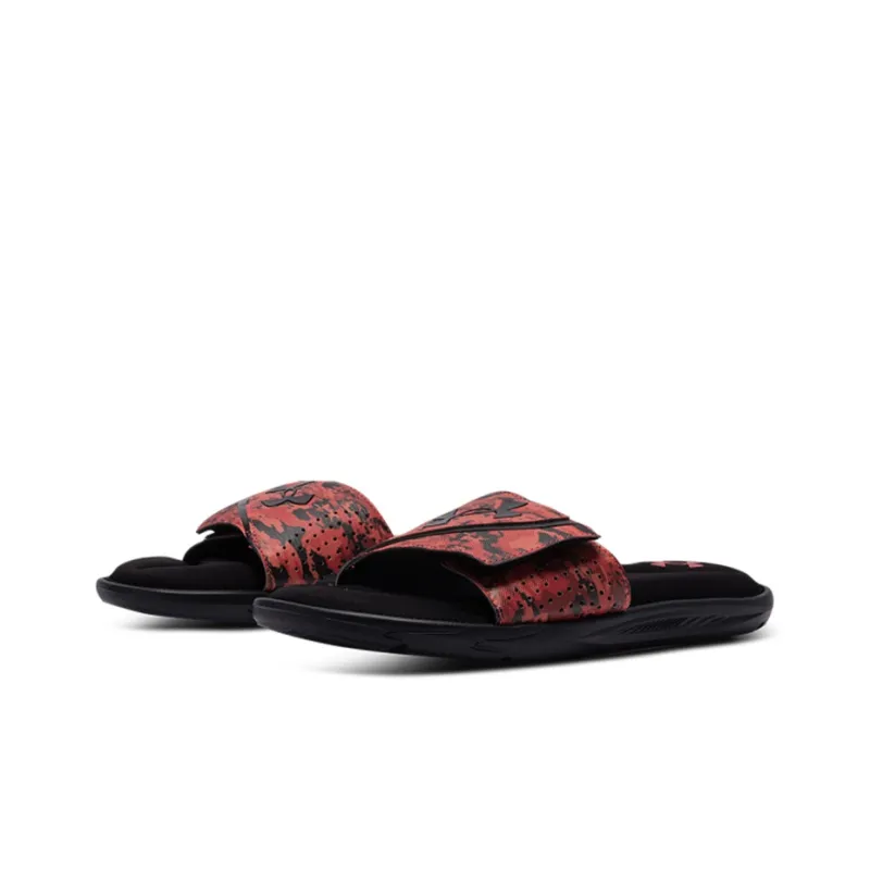 Under Armour Ignite 6 Graphic Strap Slide 'Black Beta Camo'-3