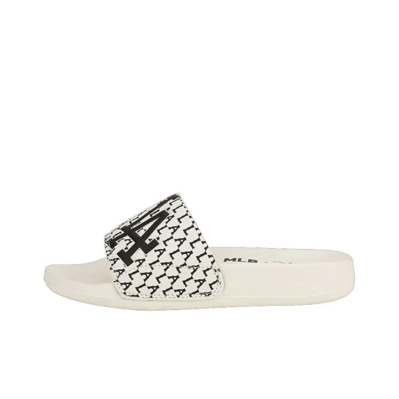 MOUND MICKY x MLB Slipper Slip Resistant Slide Slippers Unisex White-0