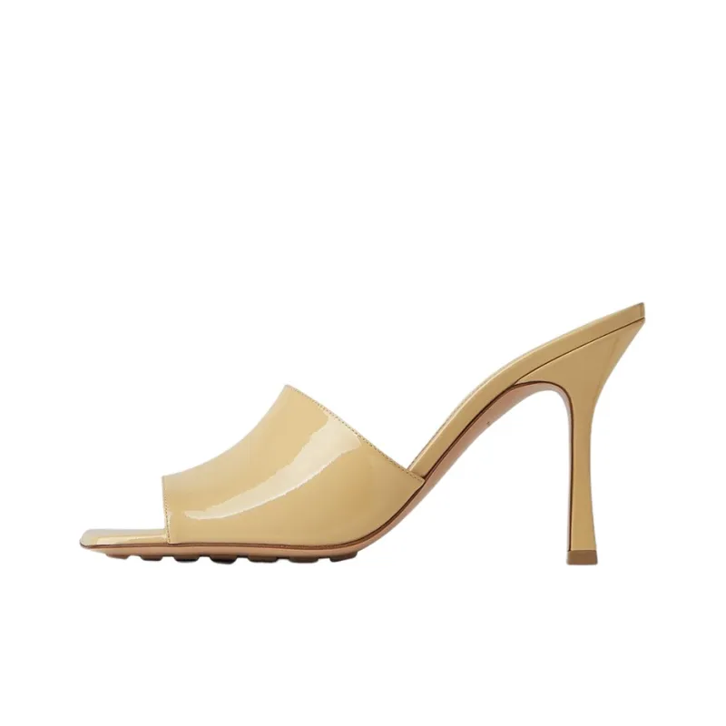 Bottega Veneta Stretch Odor Resistant Slide Slippers Women's Beige-0