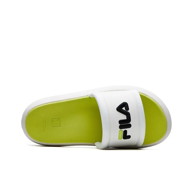 FILA Donut Fashion Slipper Gs White Women's-3