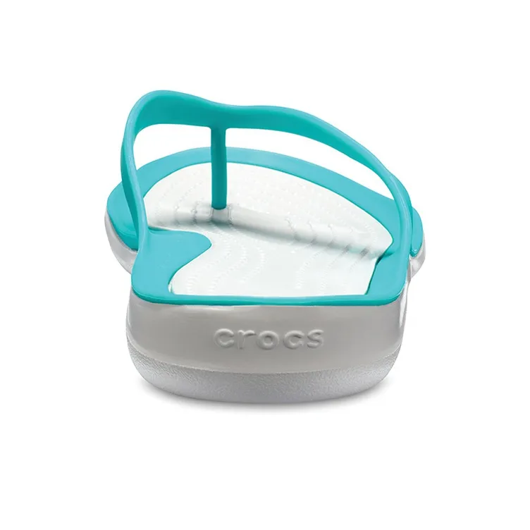 Crocs Abrasion Resistant Flip Flops Women's Light Blue-5
