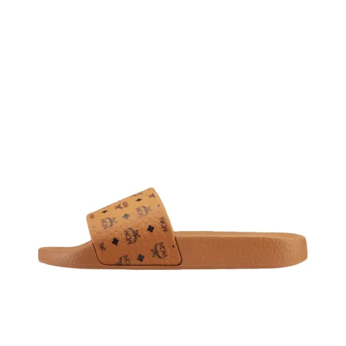 MCM Logo-print Moulded-footbed Slides