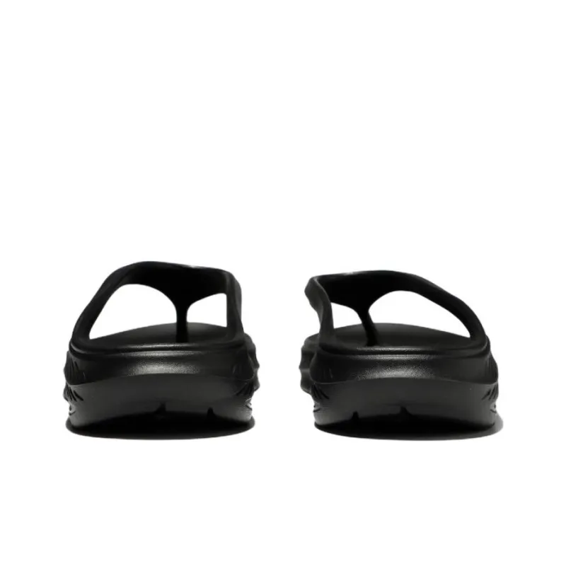 FILA Fong Song Platform Casual Sports Slippers Unisex Black Korean Version-2
