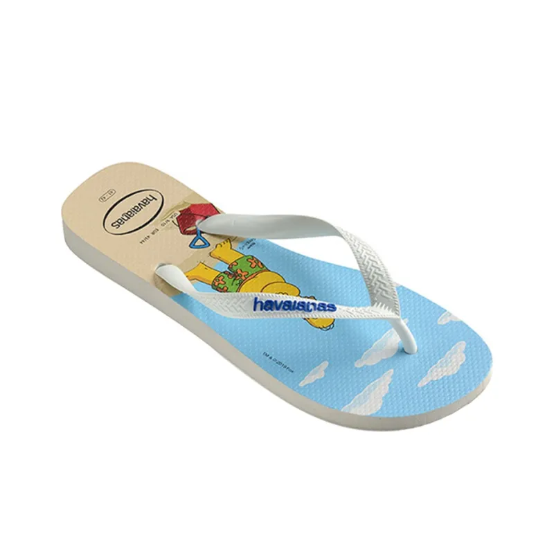 The Simpsons x Havaianas Stylish Sandal Unisex White Blue-2