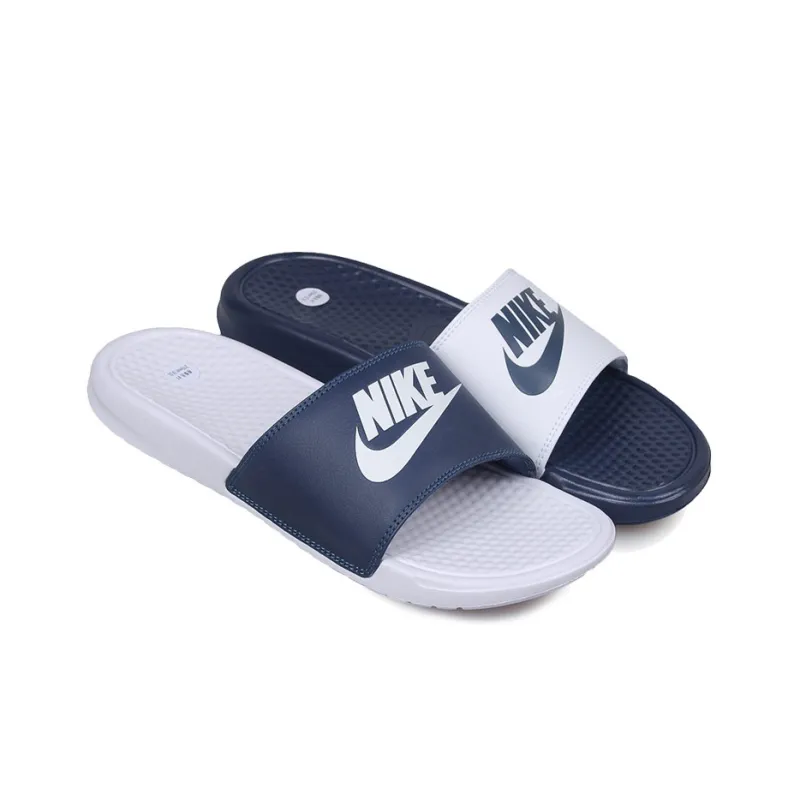 Nike Benassi Jdi Mismatch Navy/White-2