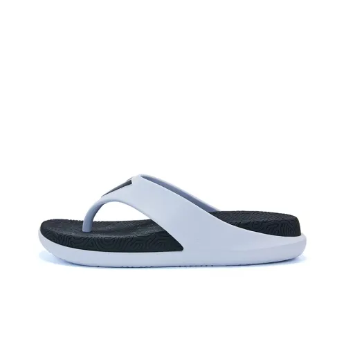 PEAK Slide Slippers Men All White/Black