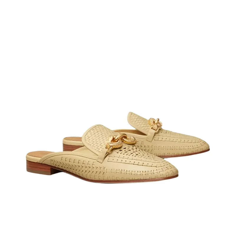 TORY BURCH Jessa Other Slip-Resistant Wrap-toe Slippers Women's Gold-2