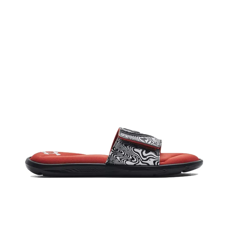 Under Armour Ignite 6 Graphic Strap Slide 'Psychedelic Stripe'-1
