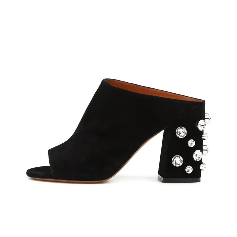 GIVENCHY Slide Slippers Women's Black-0