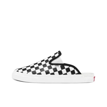 Vans Mule Sf Slide Checkboard Black And White Women's