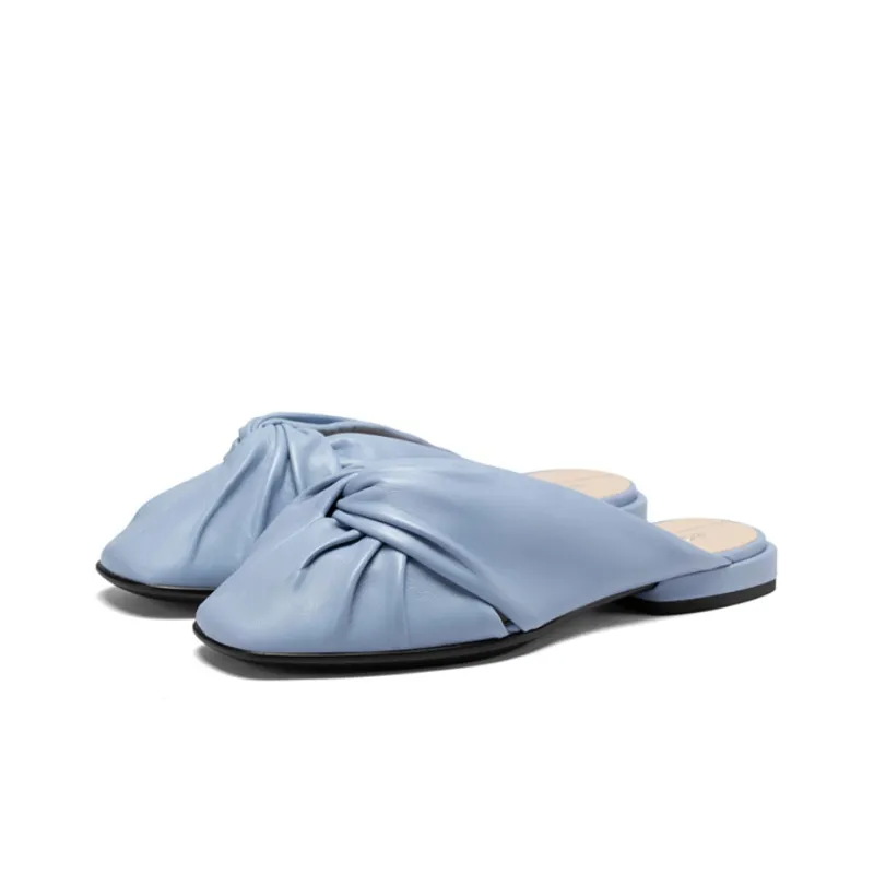 Ecco Annie Slippers Women's Lavender Blue-2