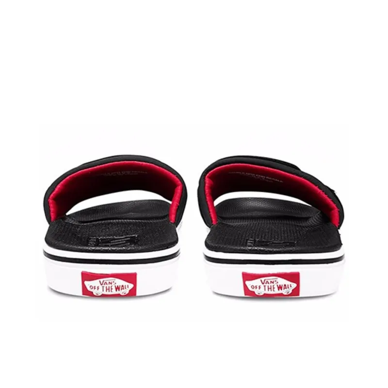 Vans UltraCush Slide OnSlippers Black/White Chess Board Black And White-4