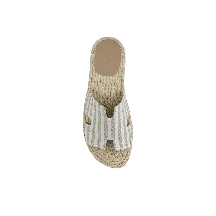 HERMES Slide Slippers Men Gray Blue-3