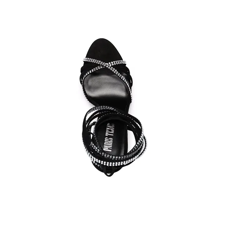 Paris Texas Holly Nicole Crystal-embellished Sandals-4