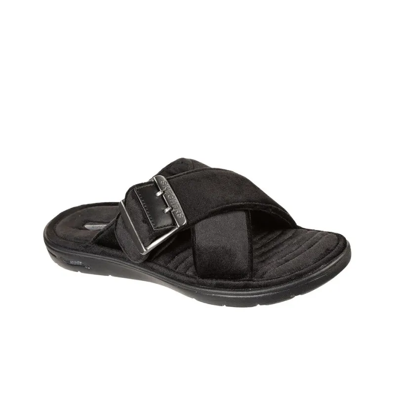 Skechers ARCH FIT LOUNGE Rubber Sole Quick Dry Slide Slippers Women's Black-2