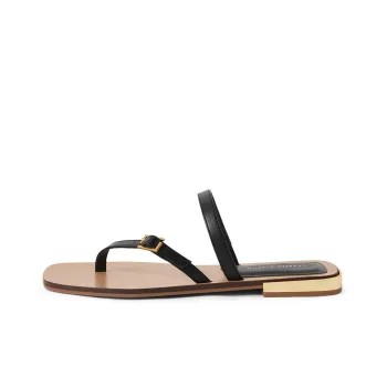 CHARLES&KEITH Slide Slippers Women's Black