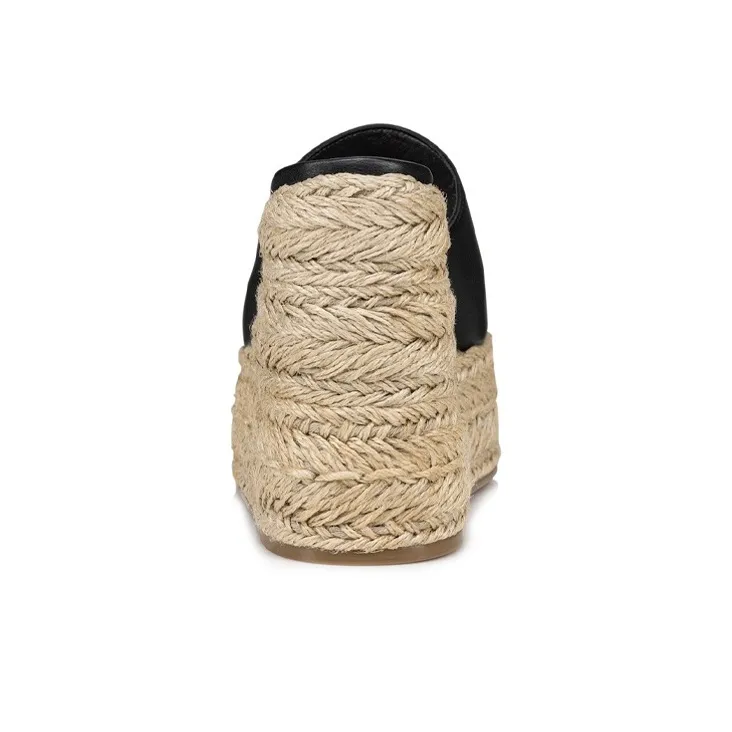 CL LUBOTING Slide Slippers Women's Black-3