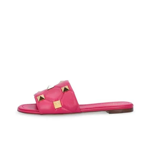 Valentino Roman Stud Slide Slippers Women's