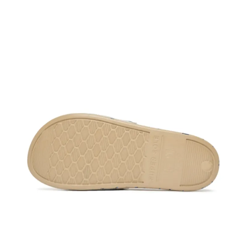MLB Dia Monogram Rubber Sole Abrasion Resistant Slide Slippers Unisex Brown-5
