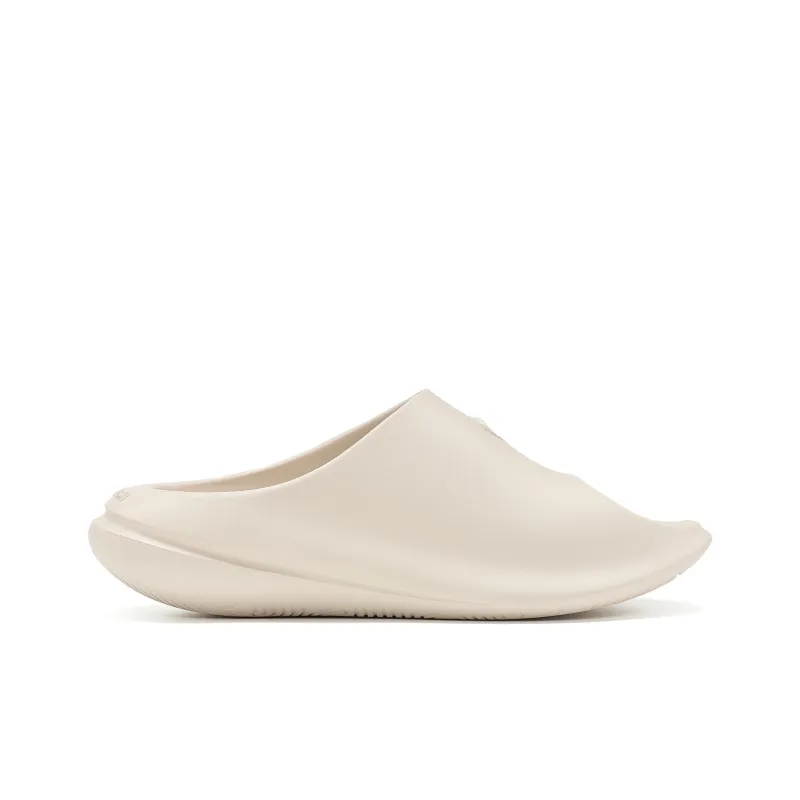 PEAK Very Small Fat Drag Slip Resistant Abrasion Resistant Slide Slippers Unisex Ivory Yellow-1