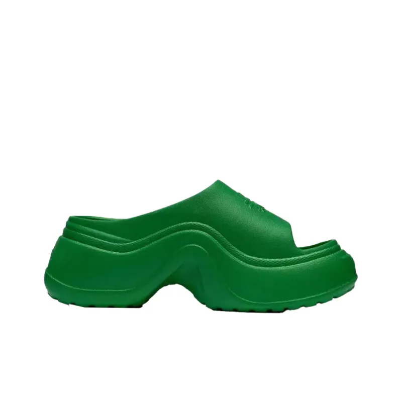 LiNing Project* EVA Cut Out Quiet Slide Slippers Women's Green-1